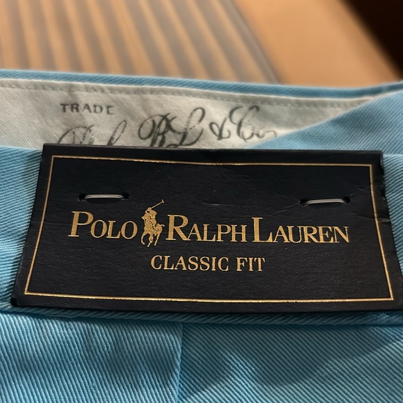 Polo Ralph Lauren Mens Chino Pants Flat Classic Fit  NWT 34x34 - Picture 5 of 6